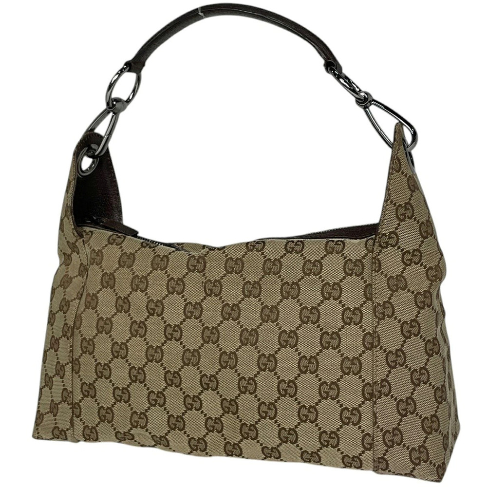 Gucci GG handbag Hobo canvas Beige Cream brown